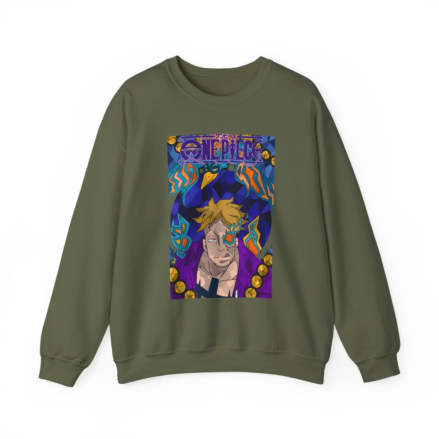 Marco the Phoenix One Piece Sweatshirt – 100% Cotton Anime Pullover for Fans