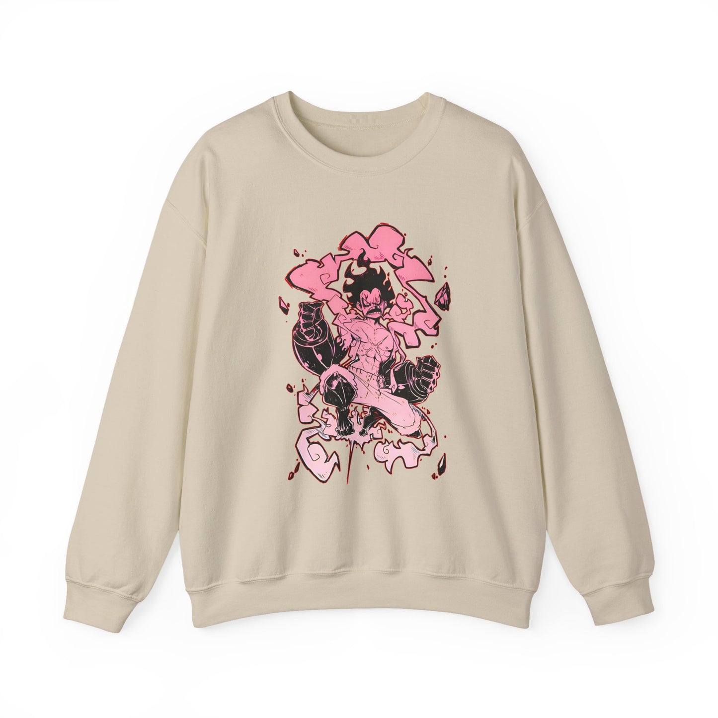 Luffy Gear Fourth Snakeman Sweatshirt – 100% Cotton One Piece Anime Pullover
