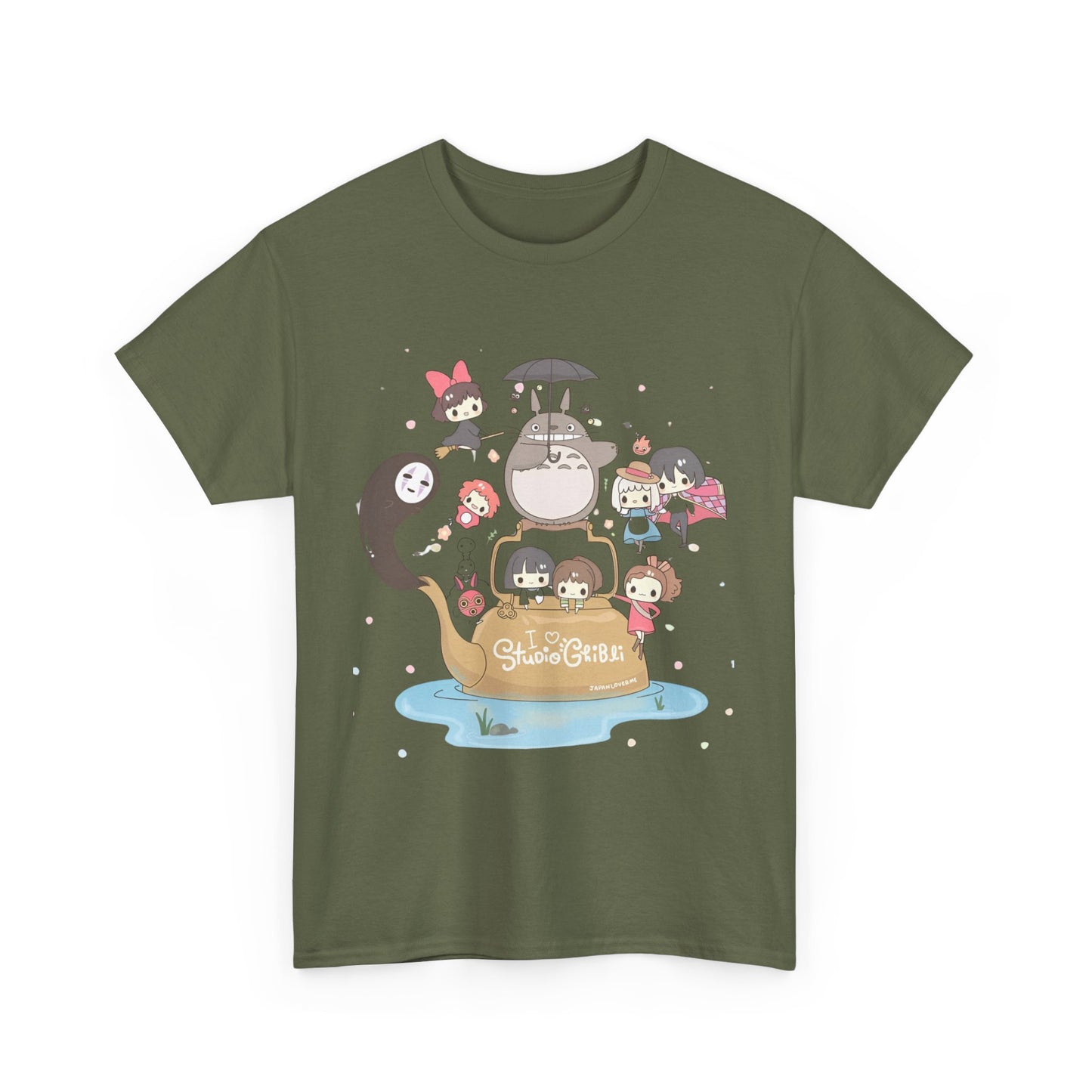 Ghibli Characters T-Shirt – 100% Cotton Studio Ghibli Anime Tee