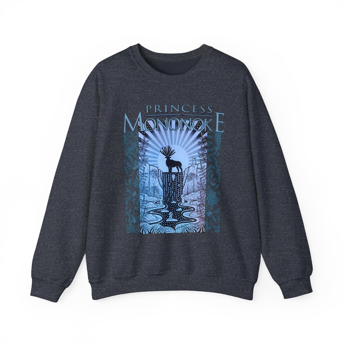 Mononoke Princess Forest Spirit Sweatshirt – 100% Cotton Studio Ghibli Inspired Anime Pullover