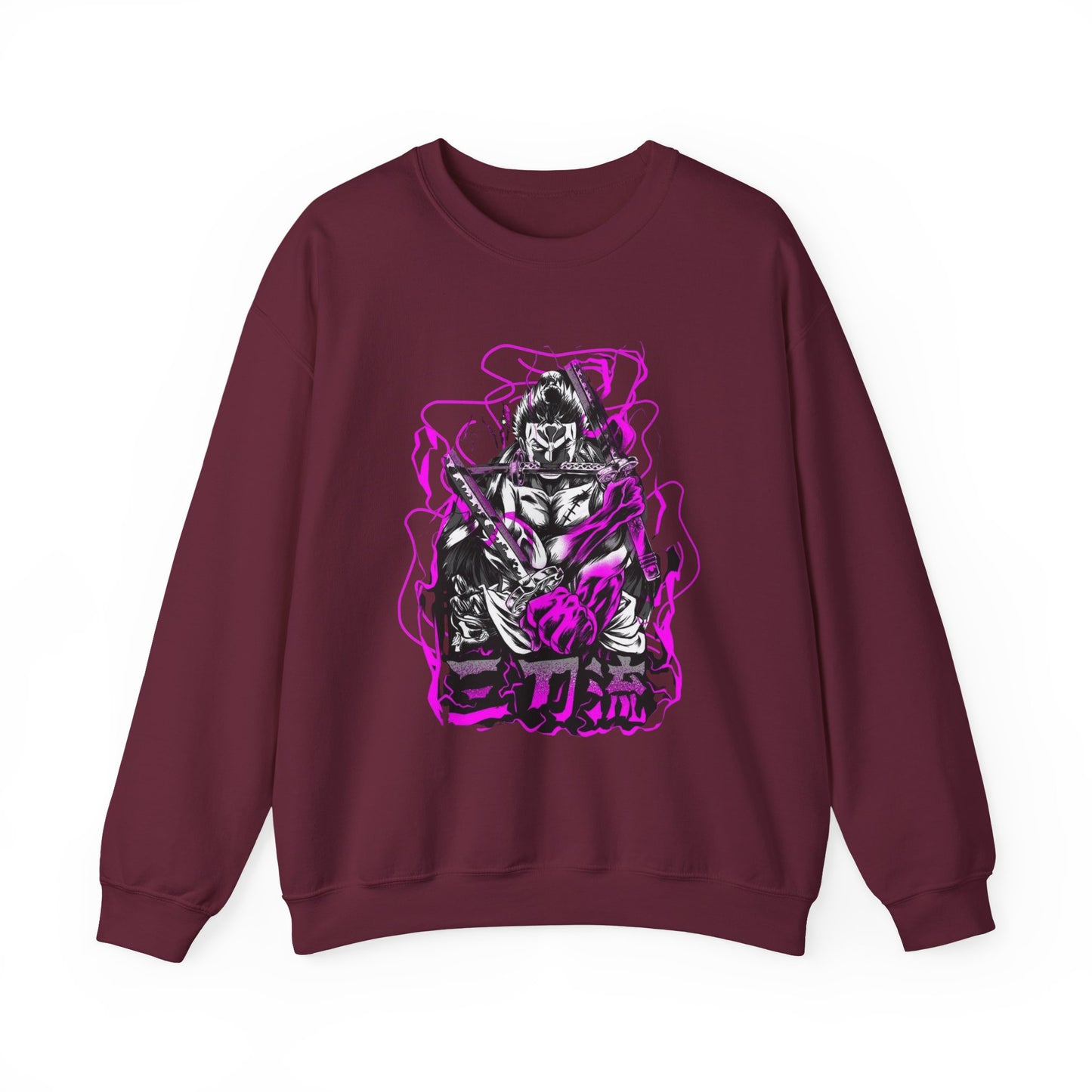 Roronoa Zoro Sweatshirt – 100% Cotton One Piece Anime Pullover for Fans