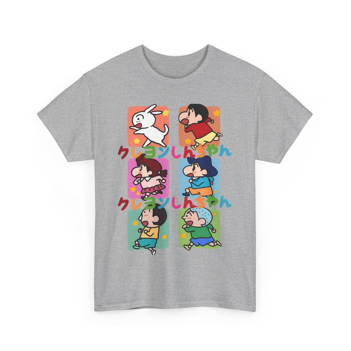 Shinchan T-Shirt – 100% Cotton Funny Anime Tee for Classic Cartoon Fans