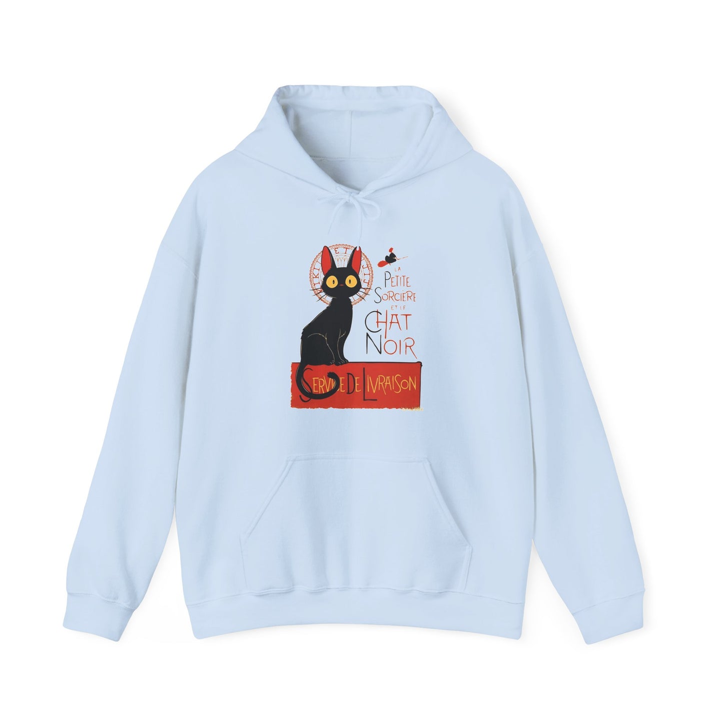 Kiki's Delivery Service Hoodie – 100% Cotton Studio Ghibli Anime Pullover | Service de Livraison
