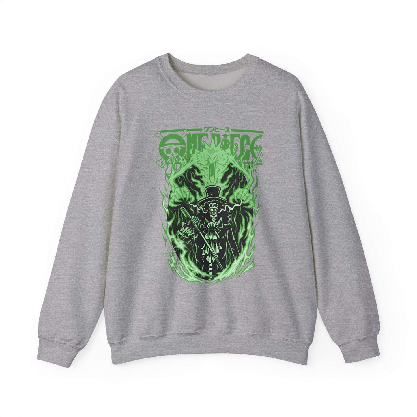 Brook One Piece Sweatshirt – 100% Cotton Anime Pullover for Soul King Fans