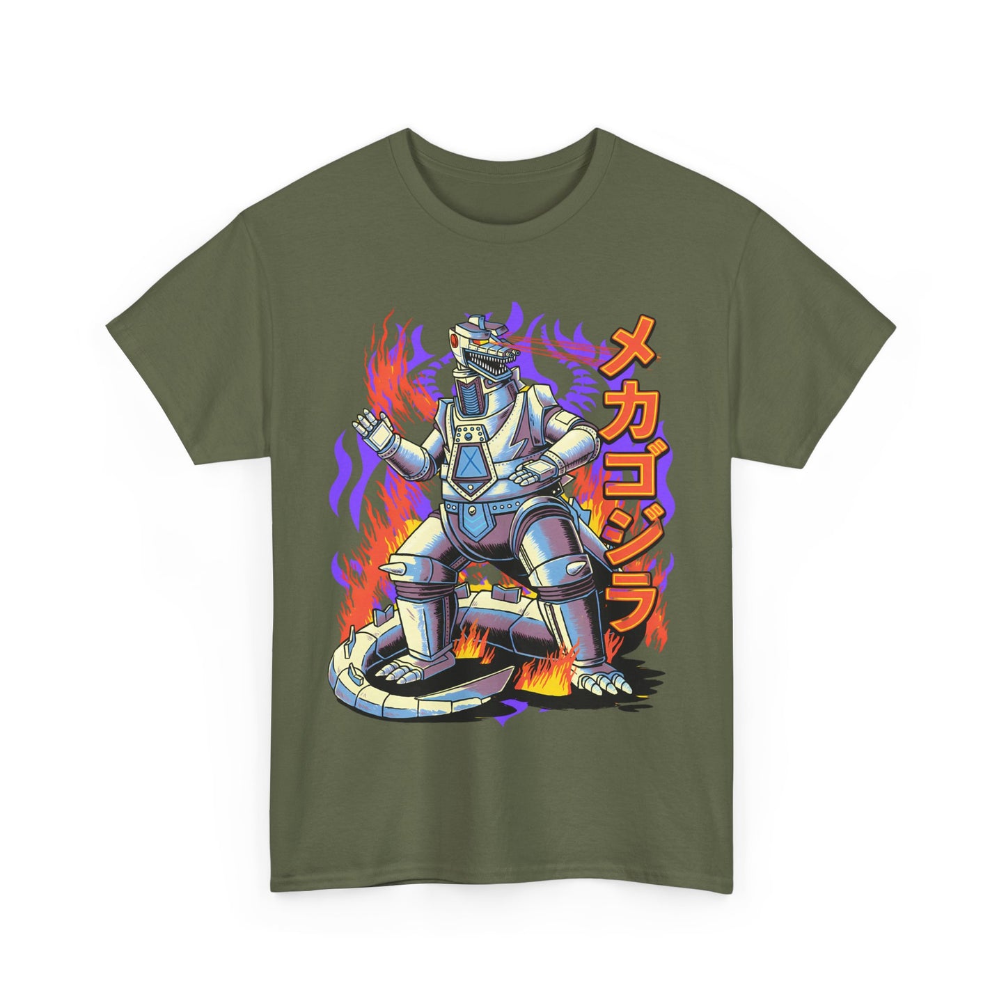 Mechagodzilla Kaiju T-Shirt – 100% Cotton Monster Battle Tee | Epic Japanese Sci-Fi Apparel