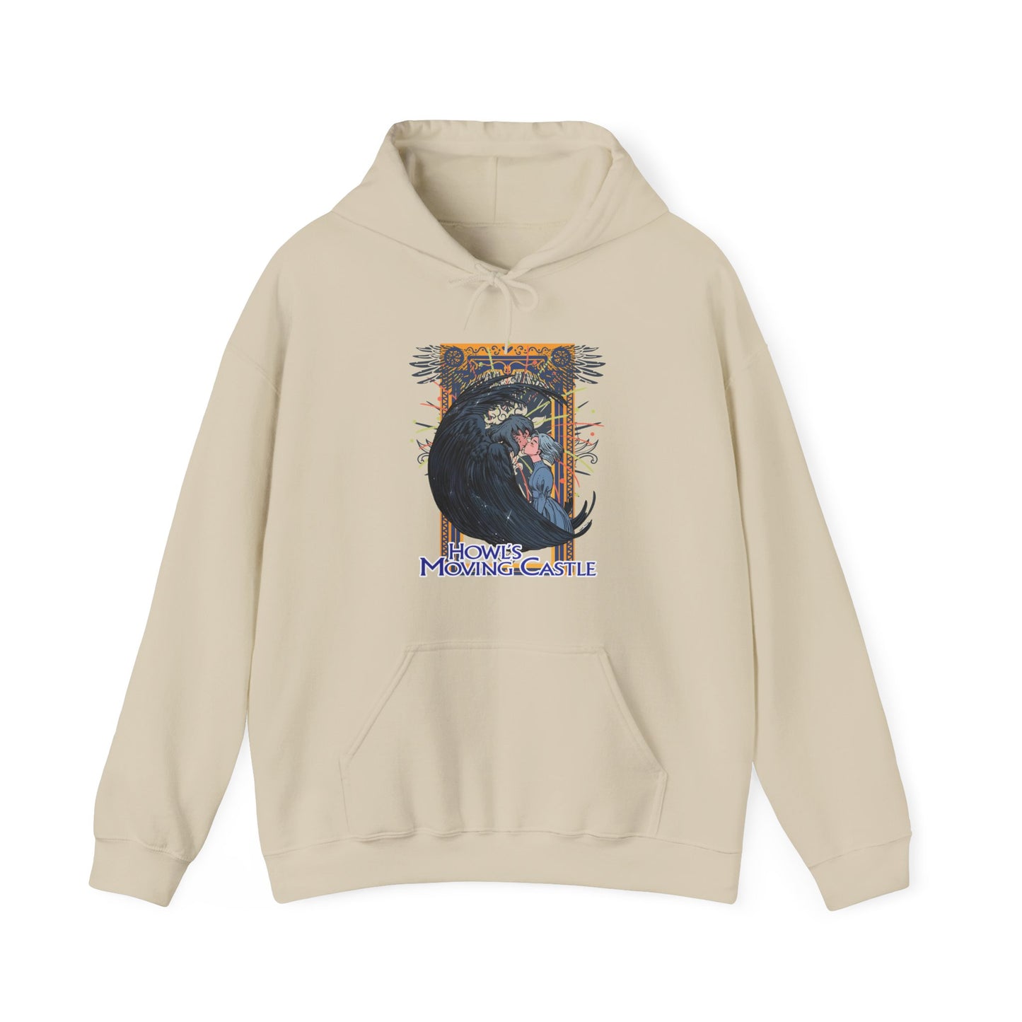 Howl’s Moving Castle Hoodie – 100% Cotton Studio Ghibli Pullover for Anime Fans