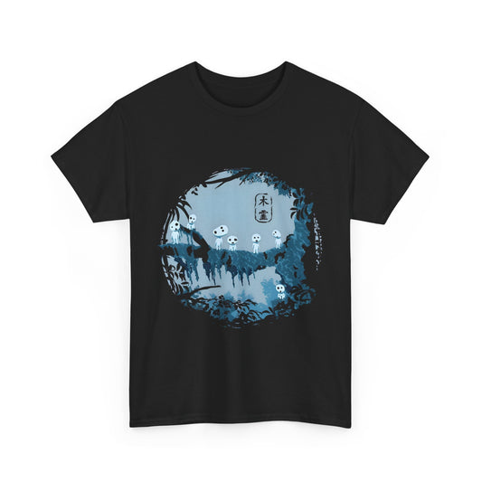 Kodama Tree Forest T-Shirt – 100% Cotton Studio Ghibli Inspired Tee from Princess Mononoke