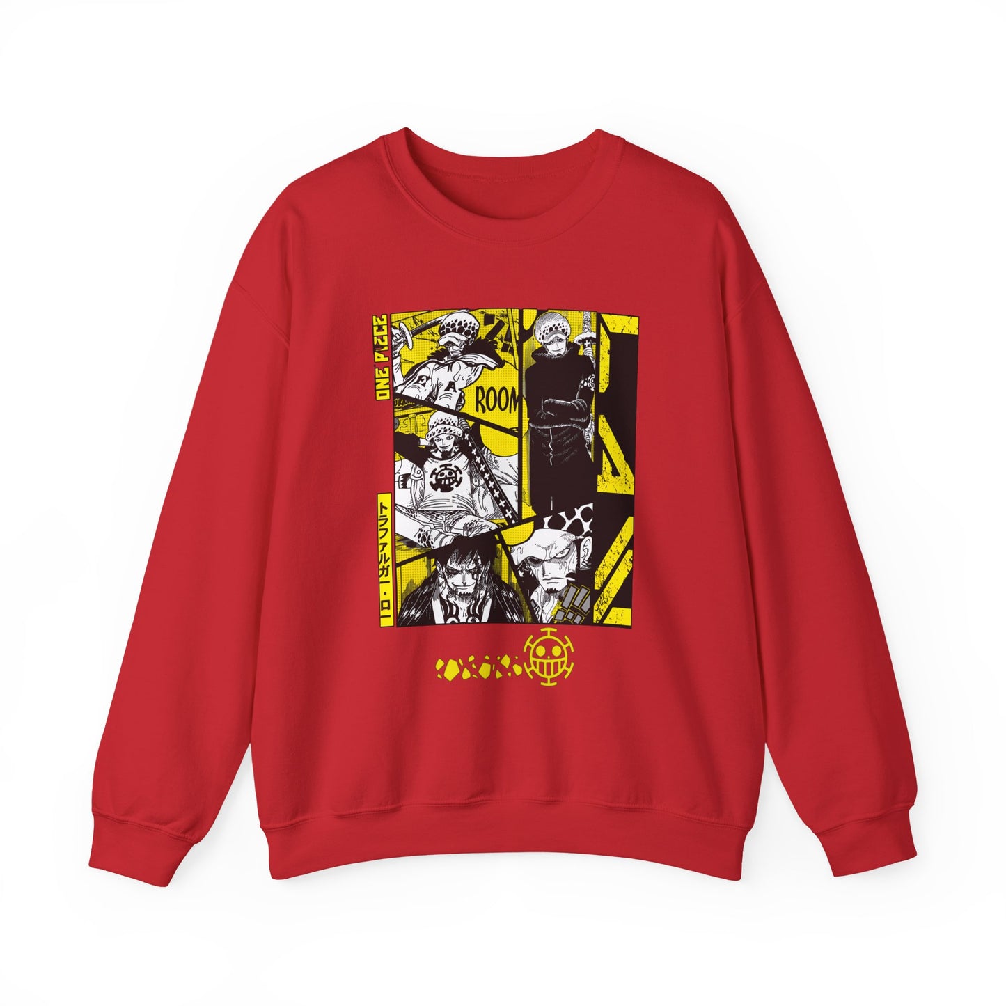 Trafalgar Law One Piece Sweatshirt – 100% Cotton Anime Pullover for Fans