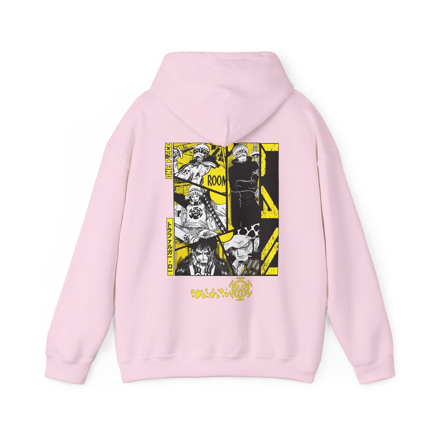 Trafalgar Law One Piece Hoodie with Back Print – 100% Cotton Anime Hoodie