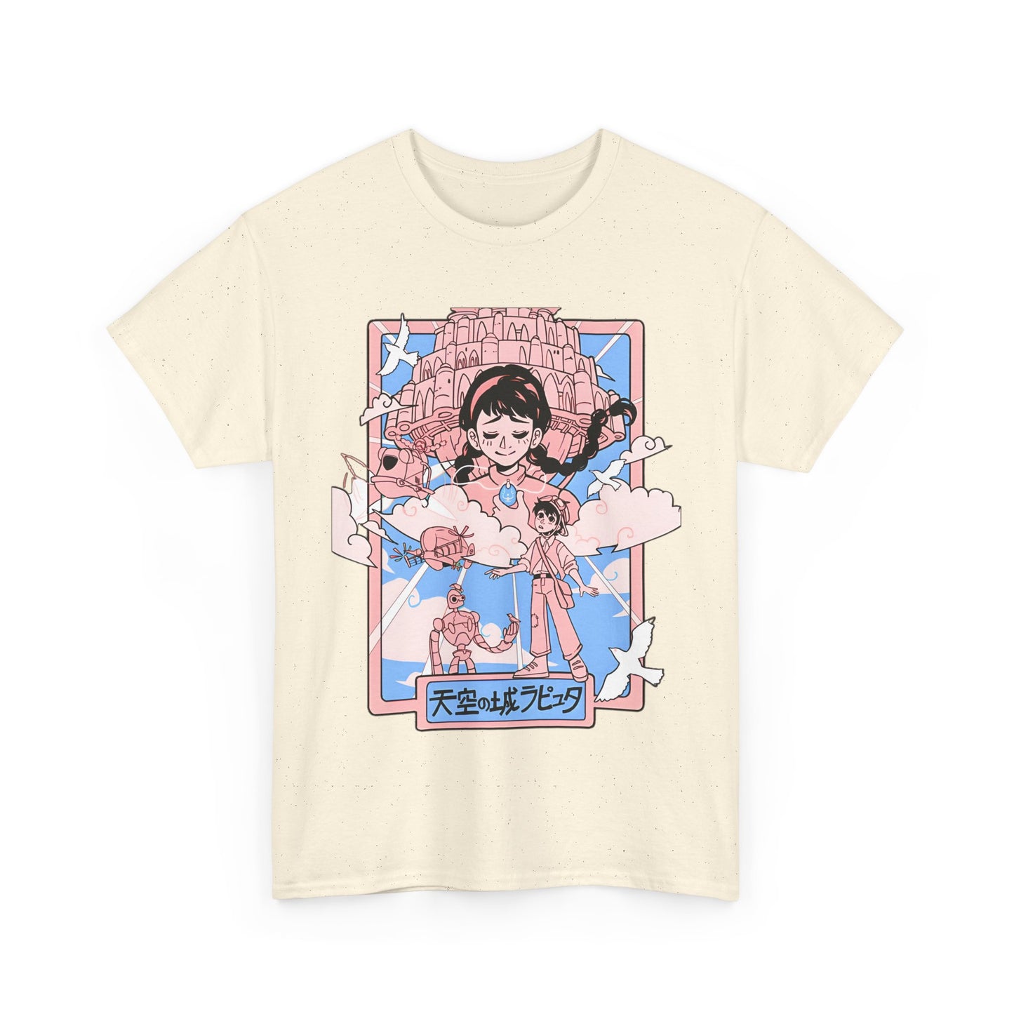 Castle in the Sky T-Shirt – 100% Cotton Studio Ghibli Tee for Anime Fans