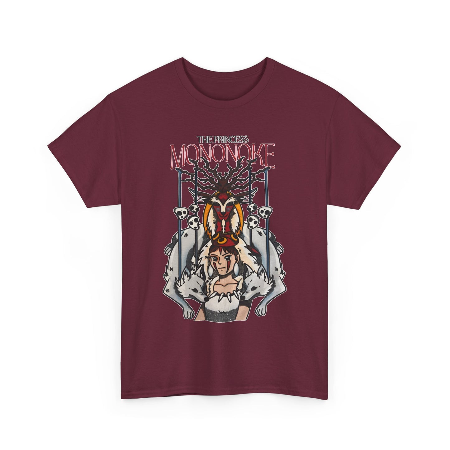 Princess Mononoke Ghibli T-Shirt 100% Cotton | Studio Ghibli Anime Art Tee