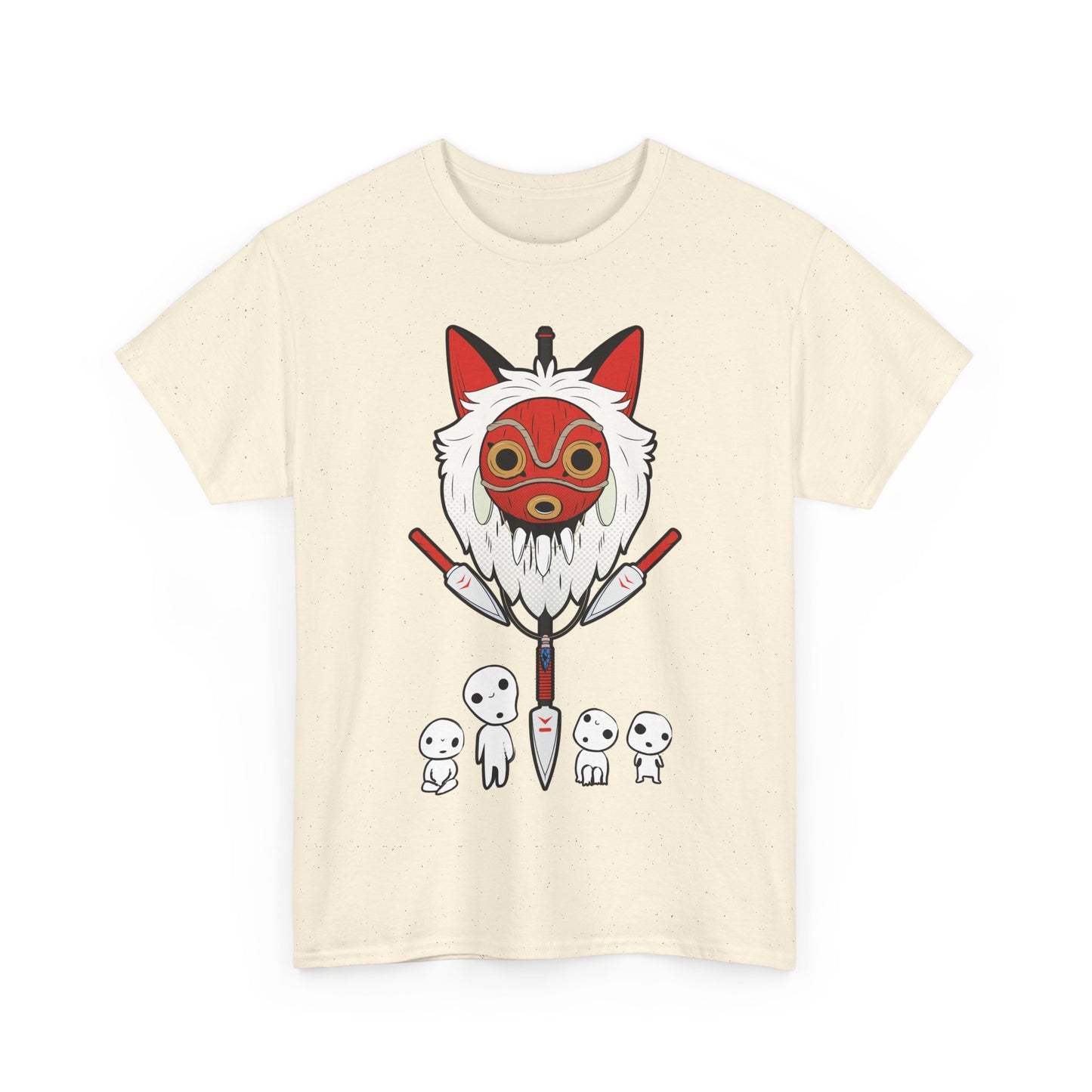 Kodama Princess Mononoke T-Shirt 100% Cotton | Studio Ghibli Anime Tee