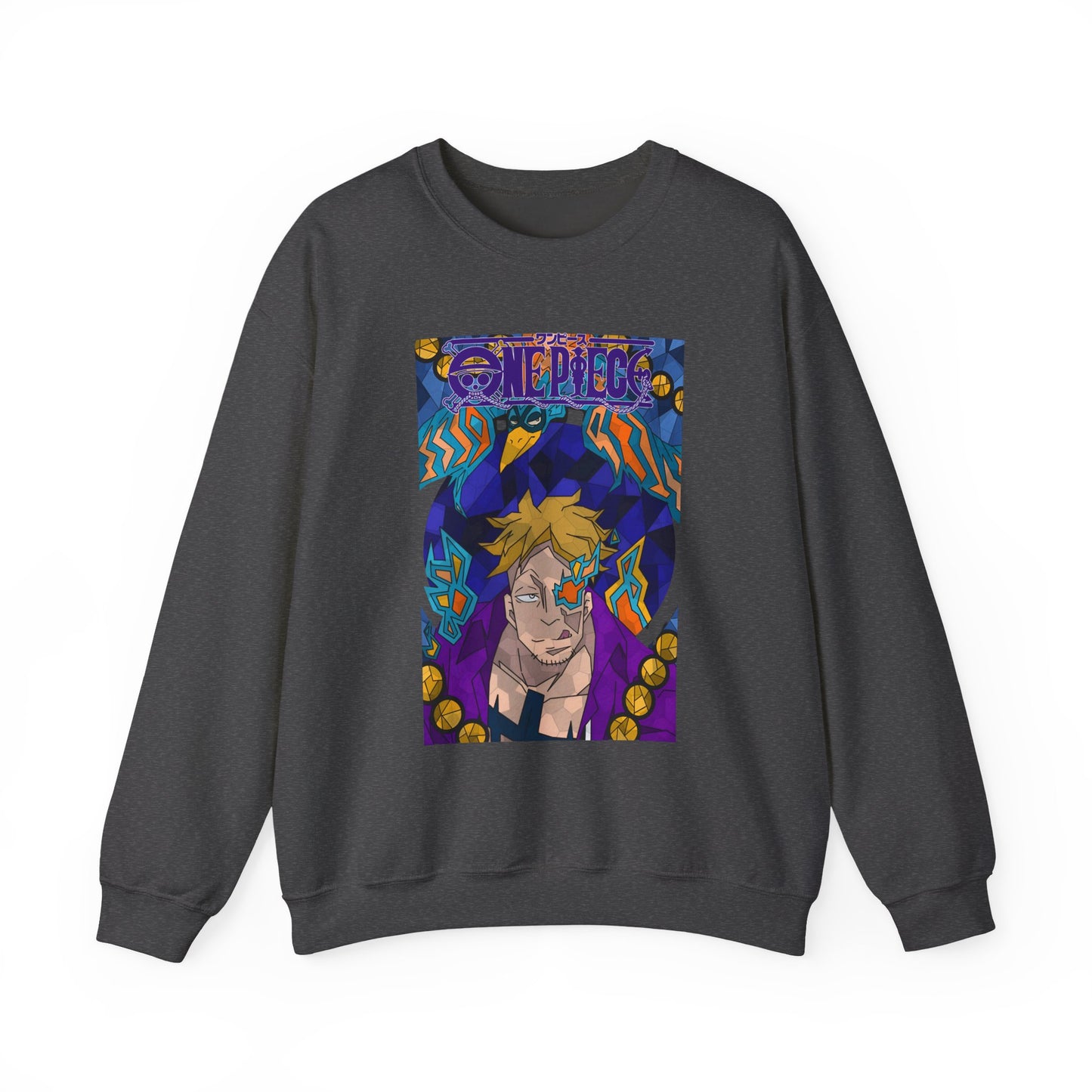 Marco the Phoenix One Piece Sweatshirt – 100% Cotton Anime Pullover for Fans