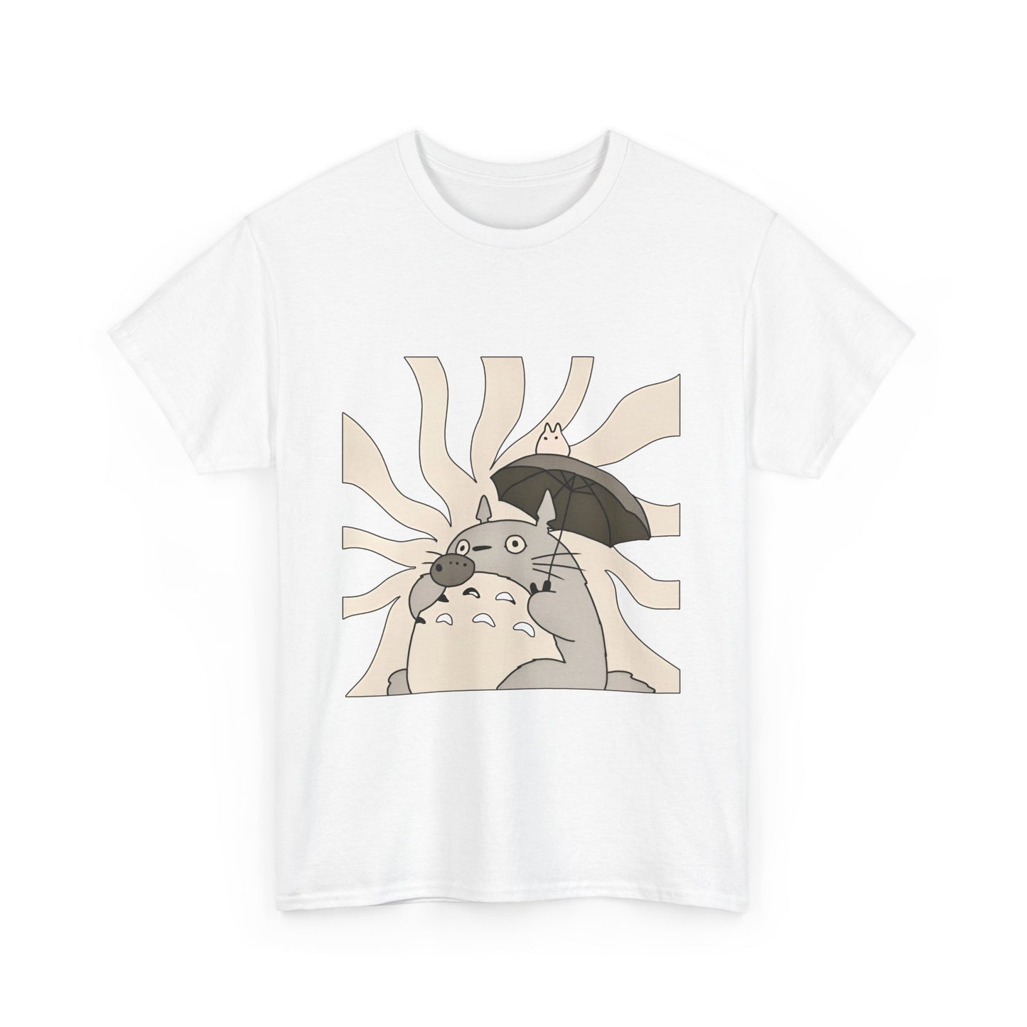Totoro Eating Shirt – 100% Cotton Ghibli T-Shirt for Anime Fans