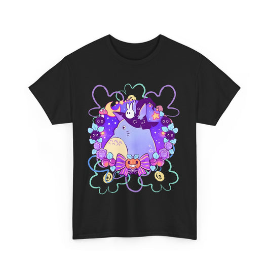 Totoro Mage T-Shirt – 100% Cotton Fantasy Ghibli Anime Tee