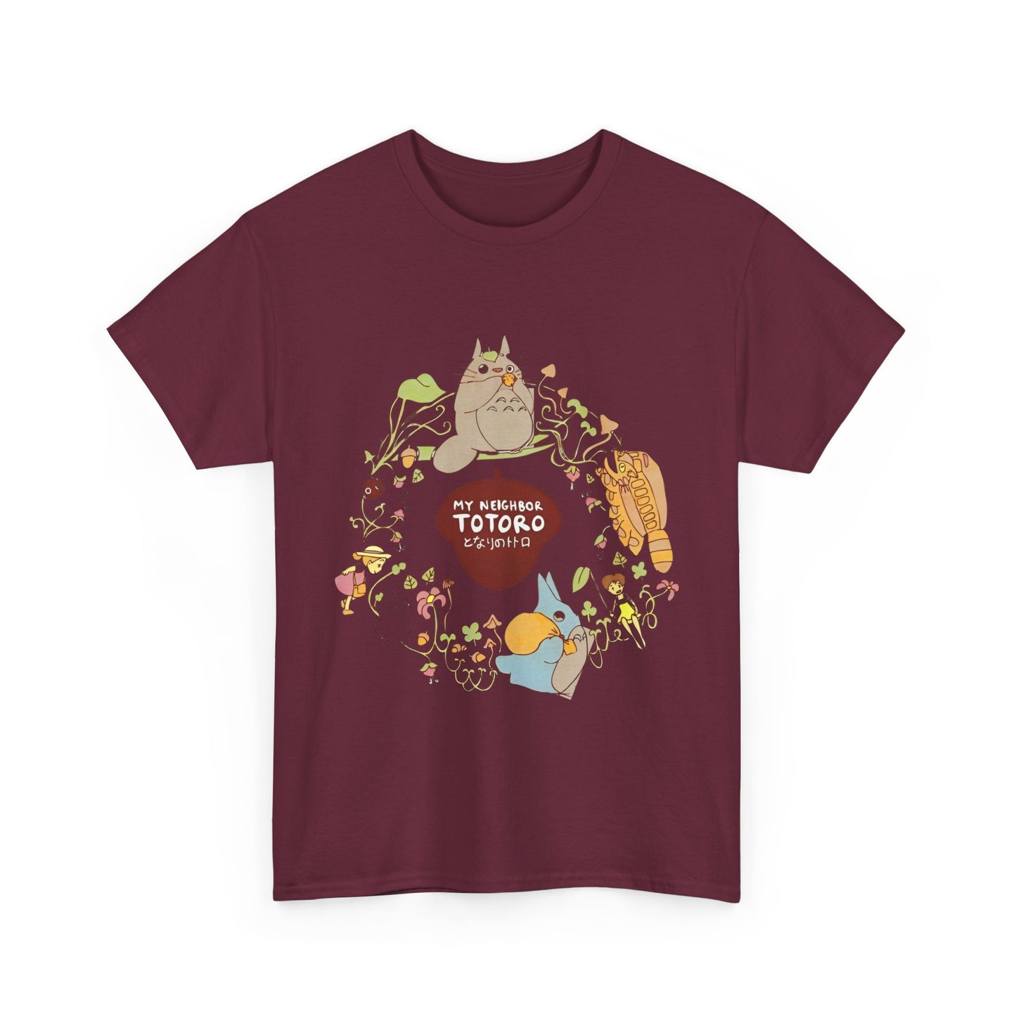My Neighbor Totoro T-Shirt – 100% Cotton Studio Ghibli Anime Tee for Fans
