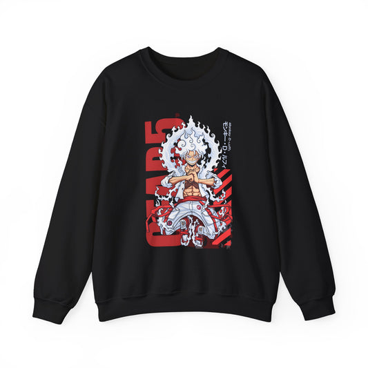 Monkey D. Luffy One Piece Sweatshirt – 100% Cotton Anime Pullover for True Fans