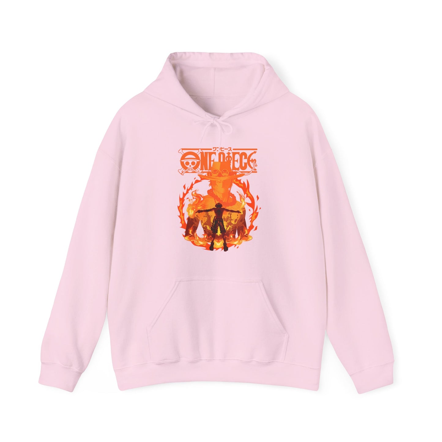 Portgas D. Ace Hoodie 100% Cotton – One Piece Anime Hoodie for Fans