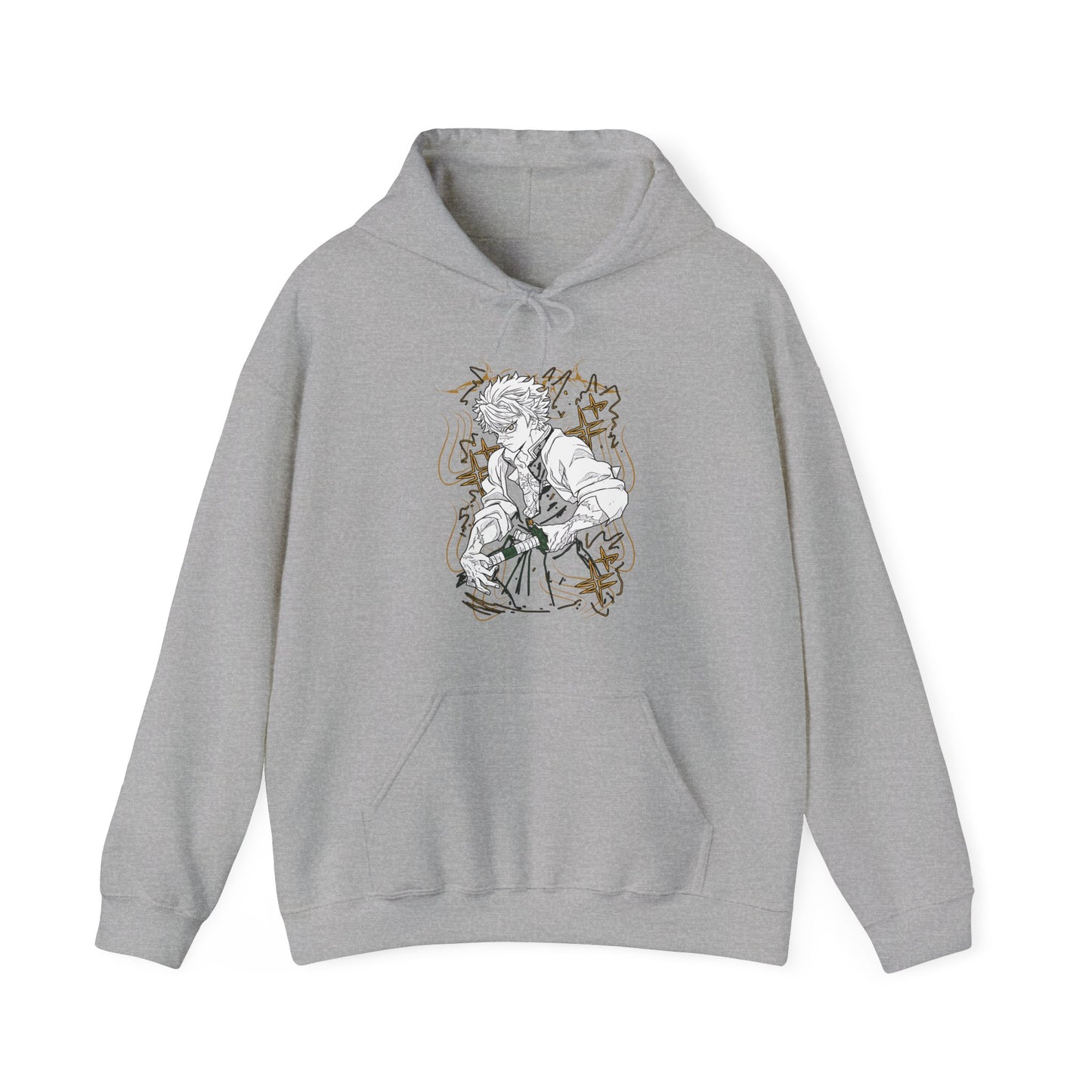 Sanemi Shinazugawa Demon Slayer Hoodie – 100% Cotton Anime Streetwear for Kimetsu no Yaiba Fans