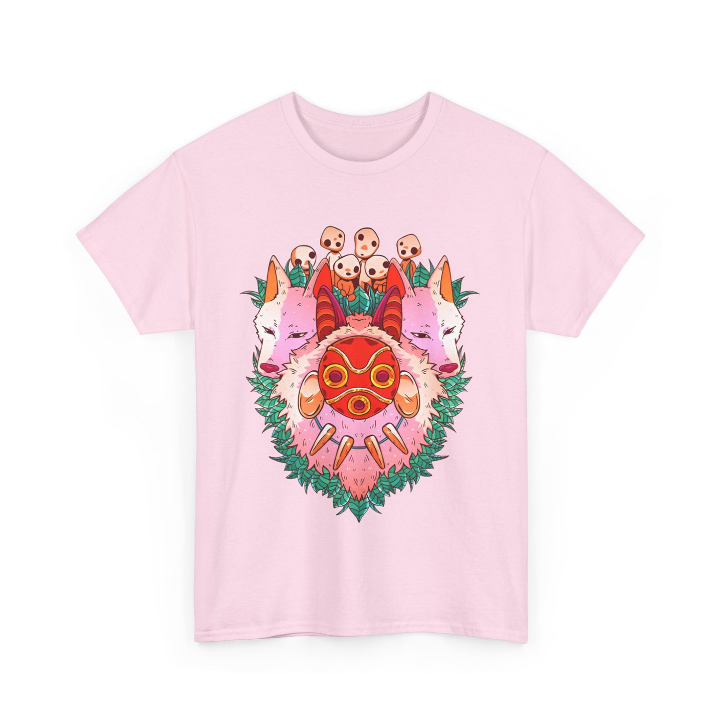 Mononoke Ghibli Art T-Shirt | Princess Mononoke Anime Cotton Tee