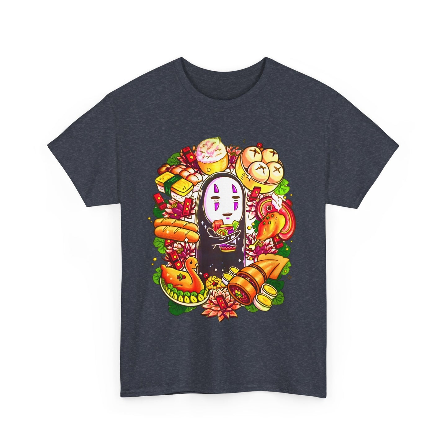 No Face Paint Brush T-Shirt | 100% Cotton Spirited Away Studio Ghibli Tee