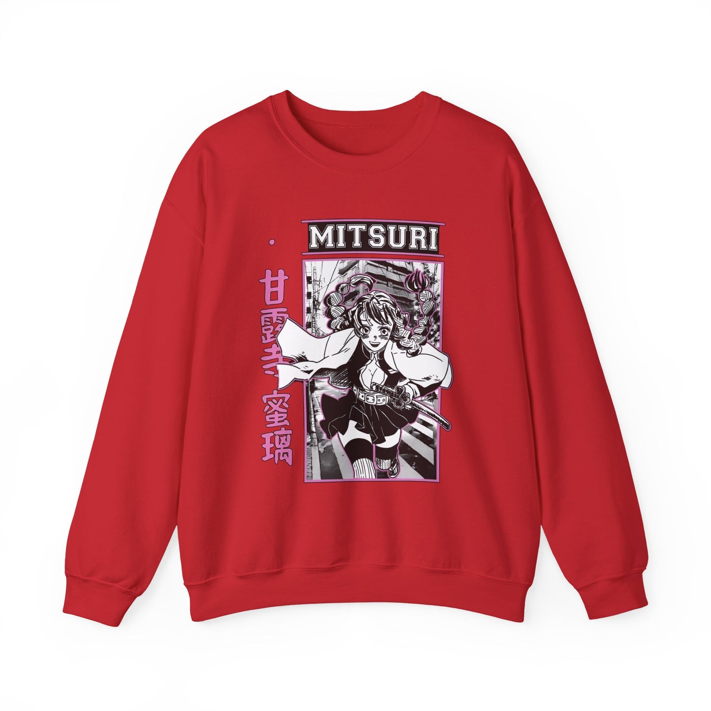 Mitsuri Kanroji Demon Slayer Sweatshirt – 100% Cotton Anime Love Hashira Pullover