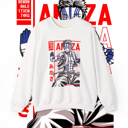 Akaza Moon Demon Slayer Cotton Sweatshirt