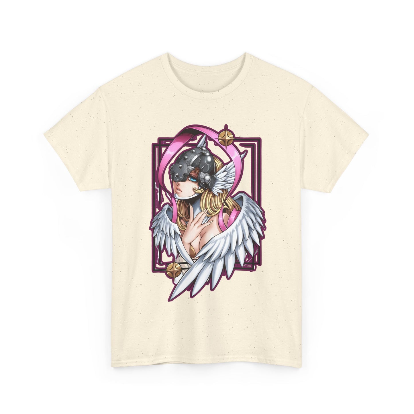 Angewomon T-Shirt – 100% Cotton Digimon Anime Shirt for Fans