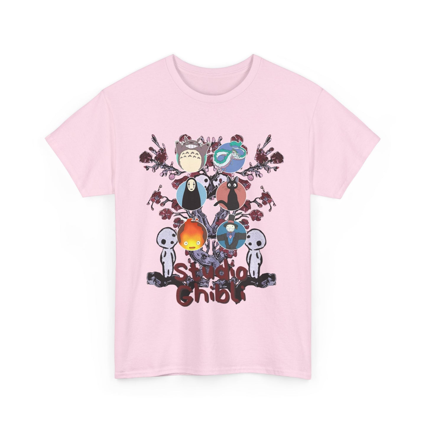 Studio Ghibli T-Shirt 100% Cotton Anime Fan Tee
