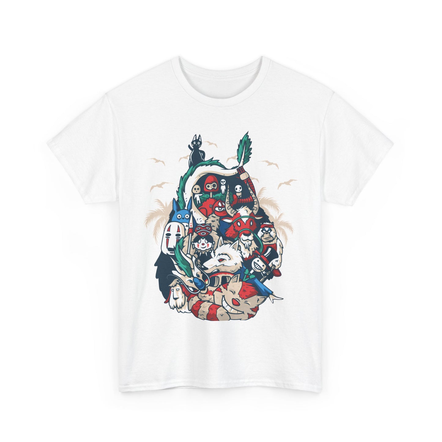 Studio Ghibli Staff T-Shirt 100% Cotton | Anime Graphic Tee