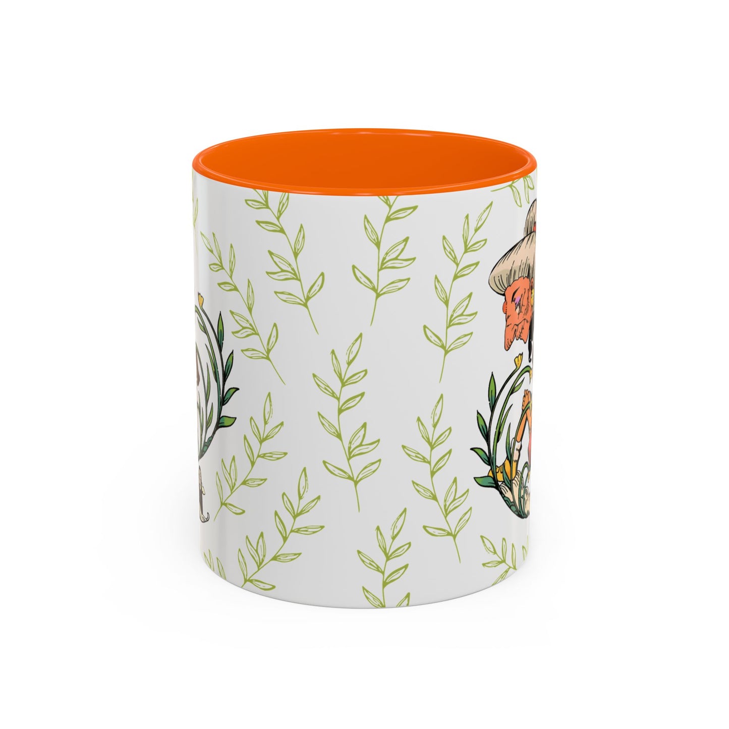 Spirited Away Chihiro Accent Mug – Studio Ghibli Coffee Cup with Colored Handle – 11oz & 15oz Ceramic Anime Gift