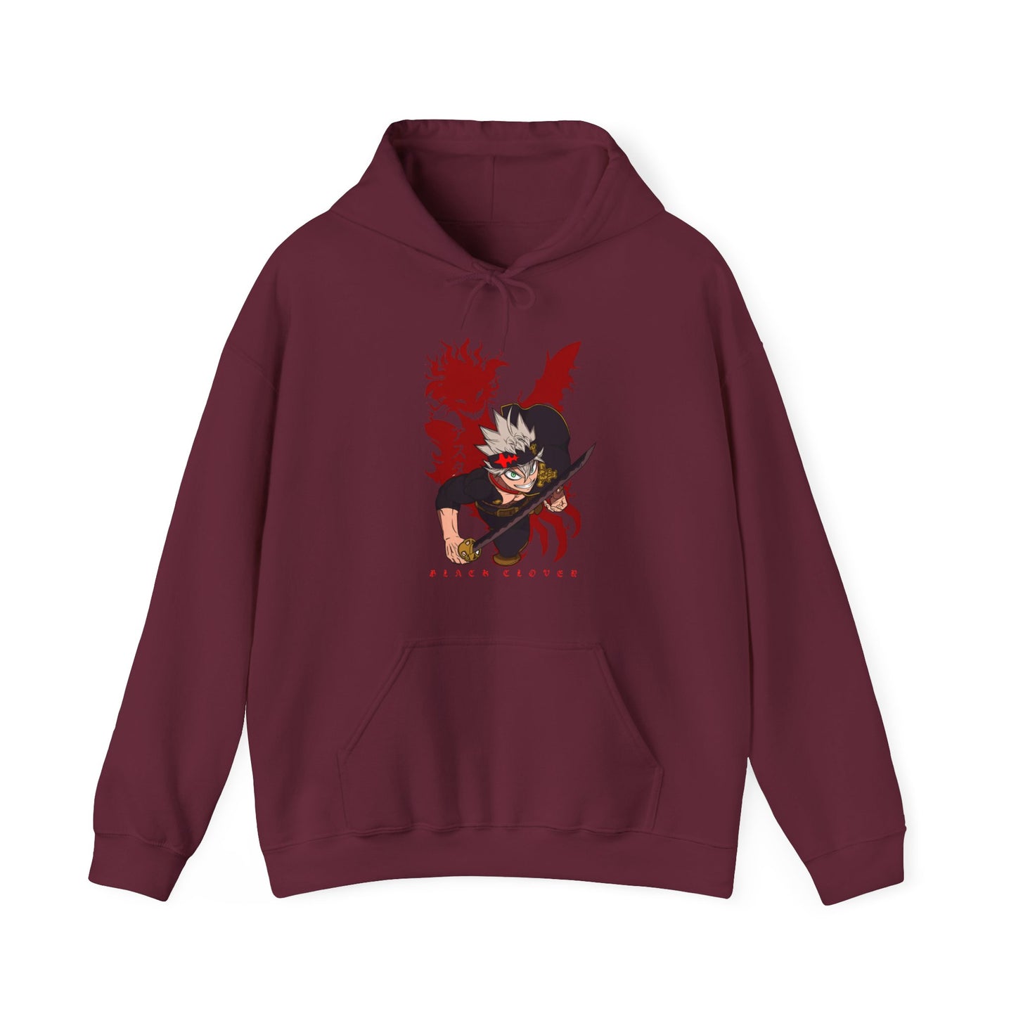 Asta Black Clover Hoodie – 100% Cotton Anime Sweatshirt for Magic Knight Fans
