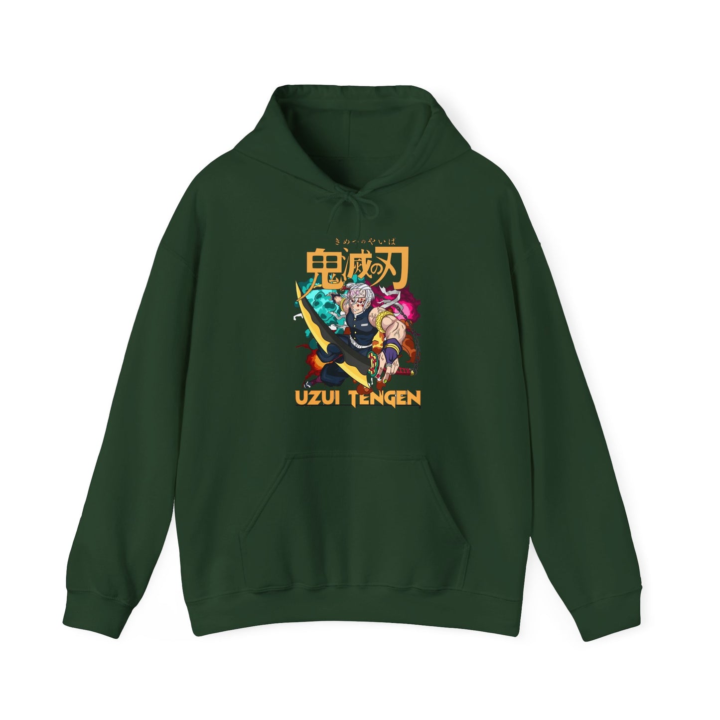 Uzui Tengen Demon Slayer Hoodie – 100% Cotton Anime Pullover for Kimetsu no Yaiba Fans