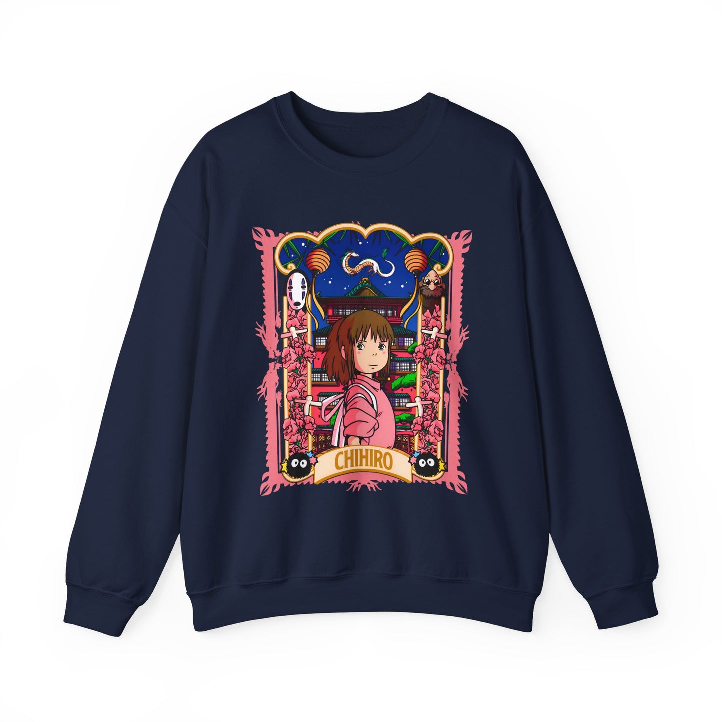 Spirited Away Chihiro Sweatshirt – 100% Cotton Studio Ghibli Pullover for Anime Fans