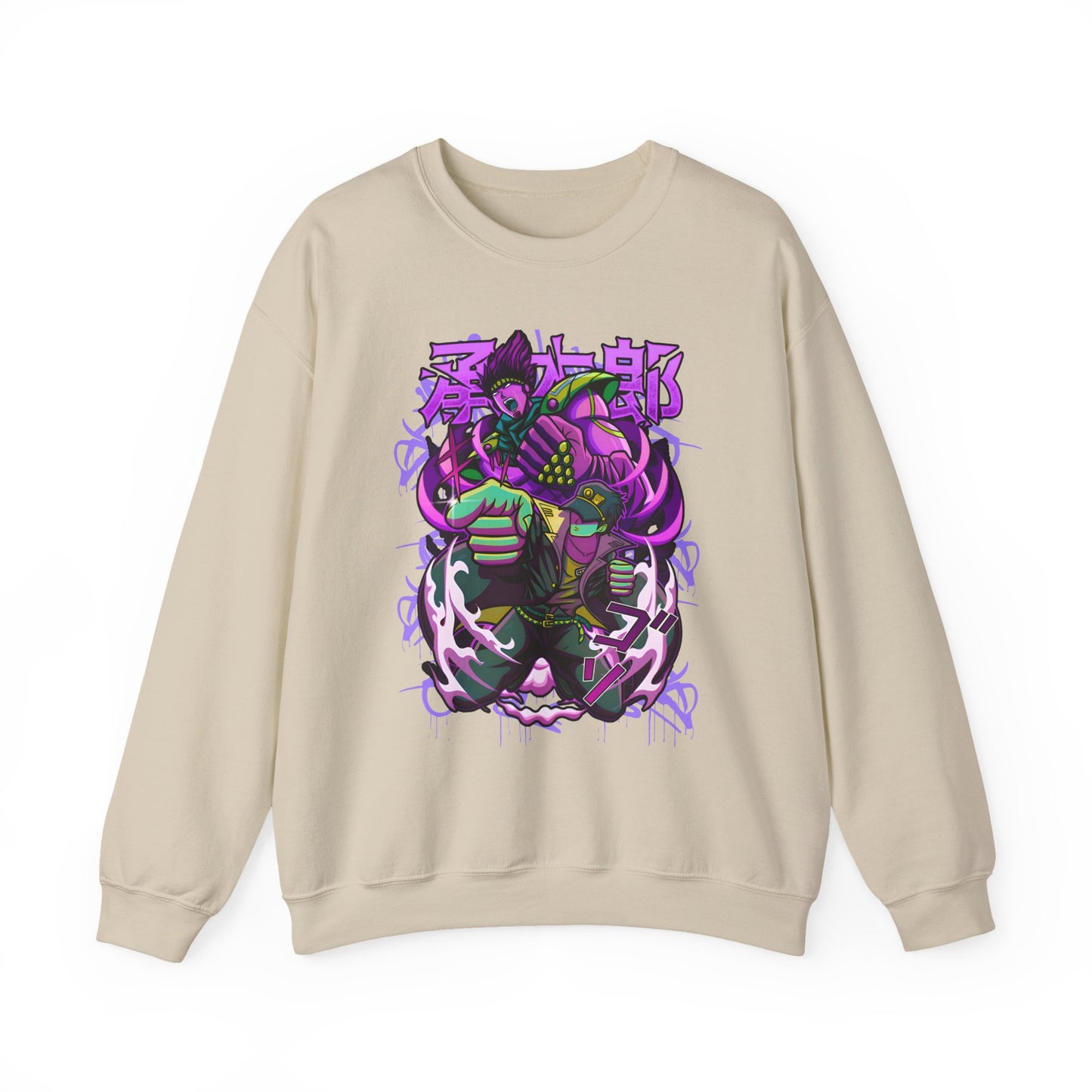 JoJo’s Bizarre Adventure Sweatshirt – 100% Cotton Anime Pullover for JoJo Fans