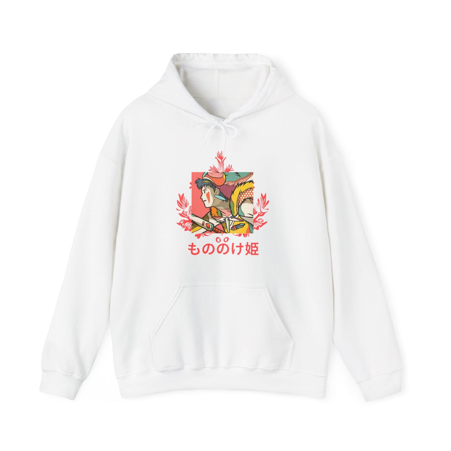Princess Mononoke Hoodie – 100% Cotton Studio Ghibli Pullover for Anime Fans