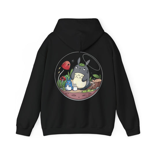 Totoro in a Bubble Hoodie | Studio Ghibli 100% Cotton Back Print Sweatshirt