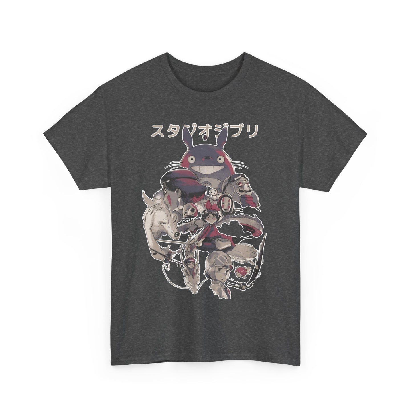 Totoro Ghibli Miyazaki T-Shirt – 100% Cotton Anime Tee for Fans