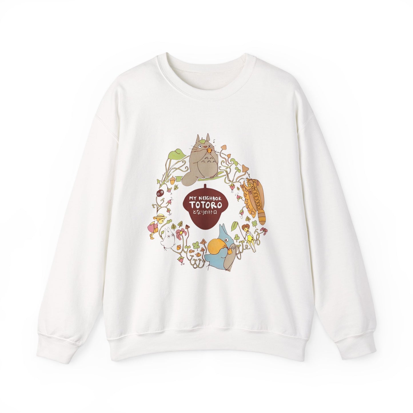 My Neighbor Totoro Sweatshirt – Cozy 100% Cotton Studio Ghibli Anime Pullover