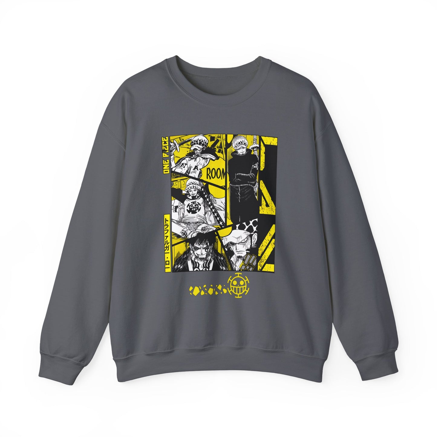 Trafalgar Law One Piece Sweatshirt – 100% Cotton Anime Pullover for Fans