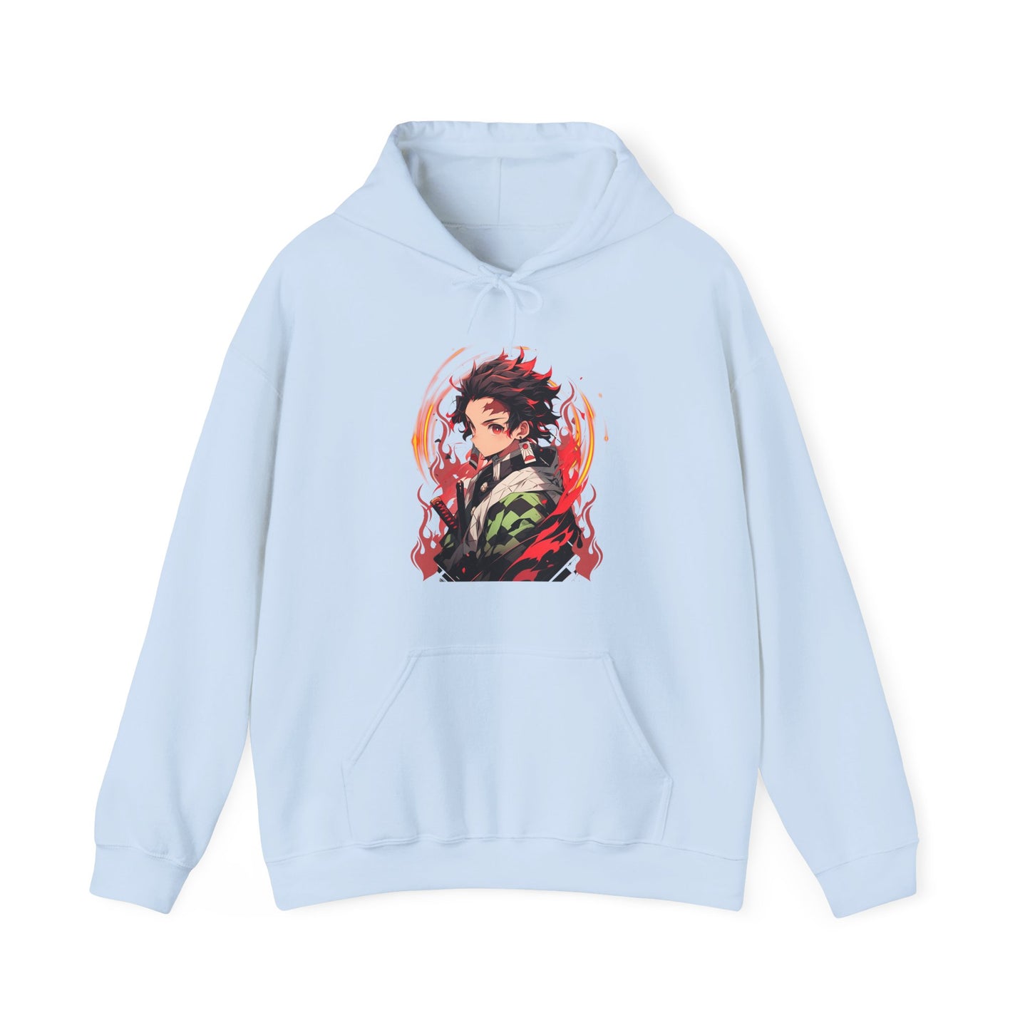 Tanjiro Kamado Demon Slayer Hoodie – 100% Cotton Anime Hoodie for Kimetsu no Yaiba Fans