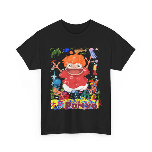 Ponyo Studio Ghibli T-Shirt 100% Cotton Anime Tee