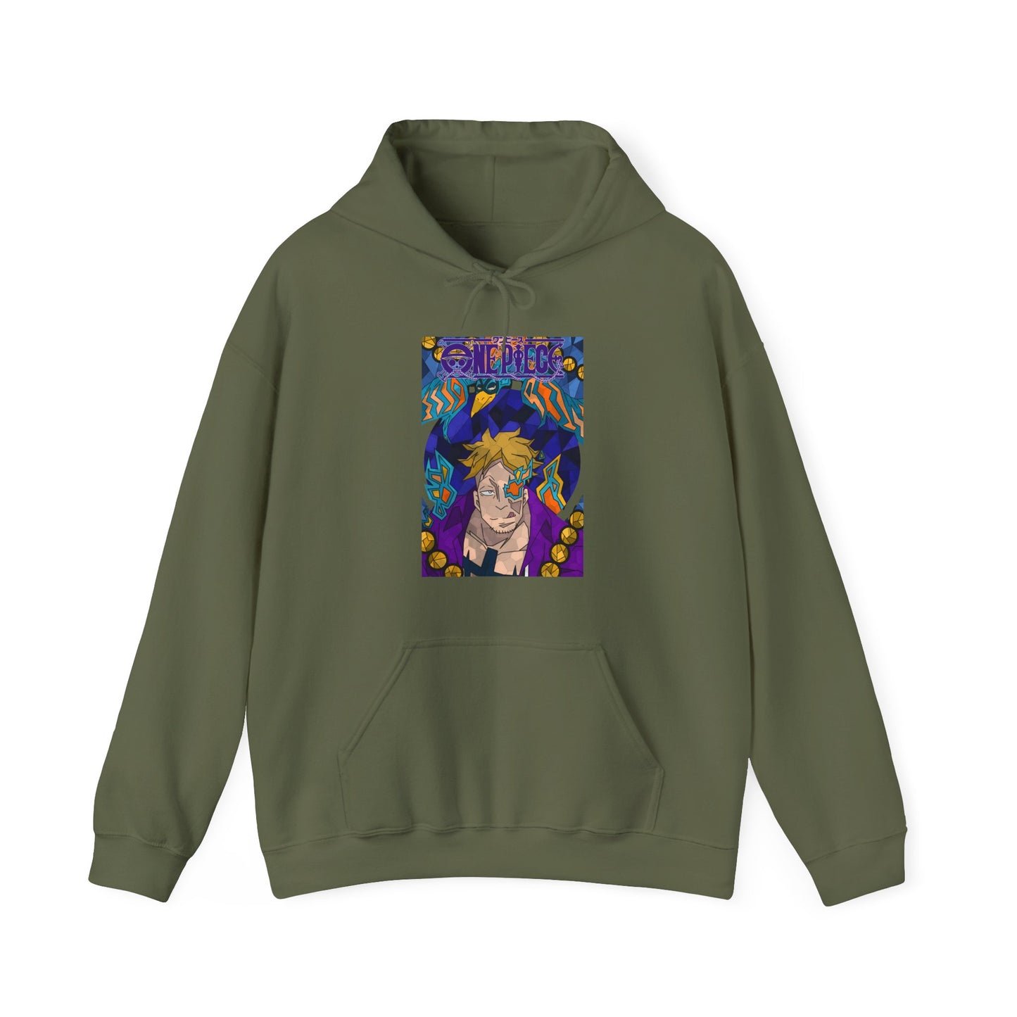 "Marco the Phoenix Hoodie – 100% Cotton One Piece Anime Sweatshirt for Fans"