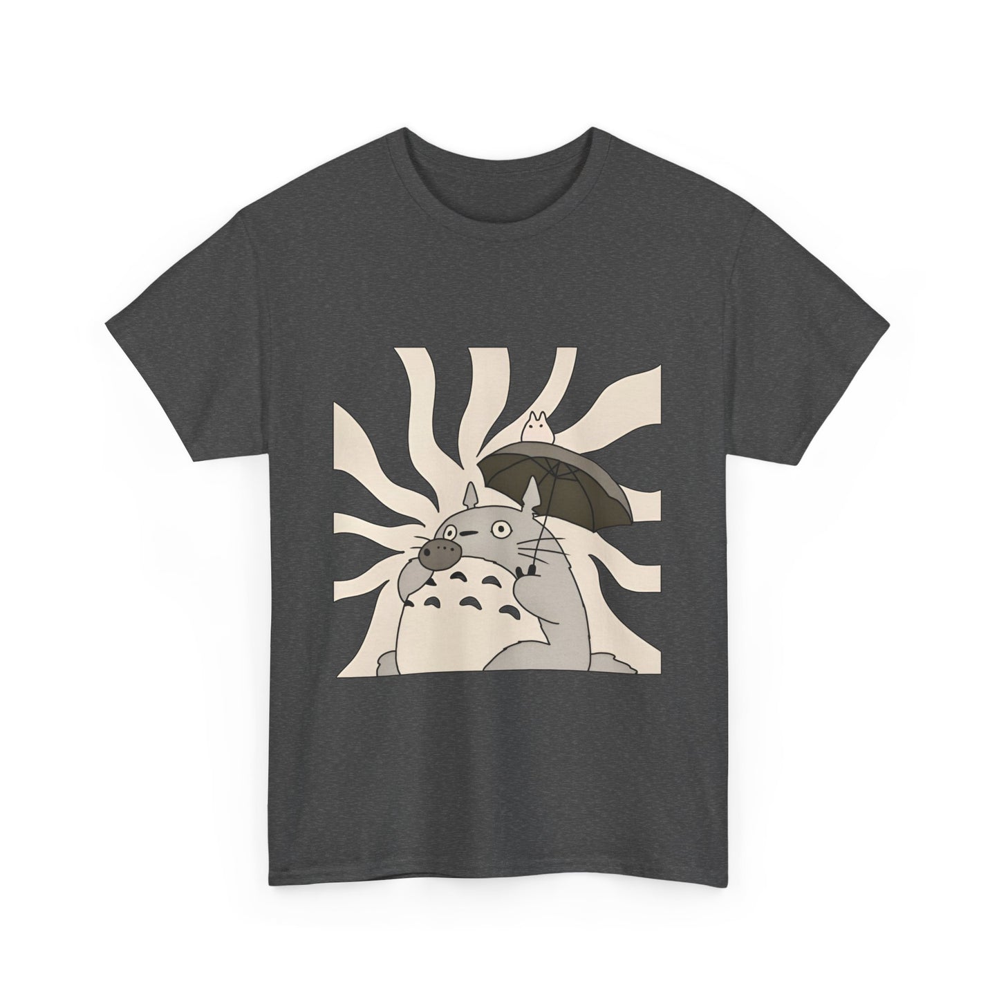 Totoro Eating Shirt – 100% Cotton Ghibli T-Shirt for Anime Fans