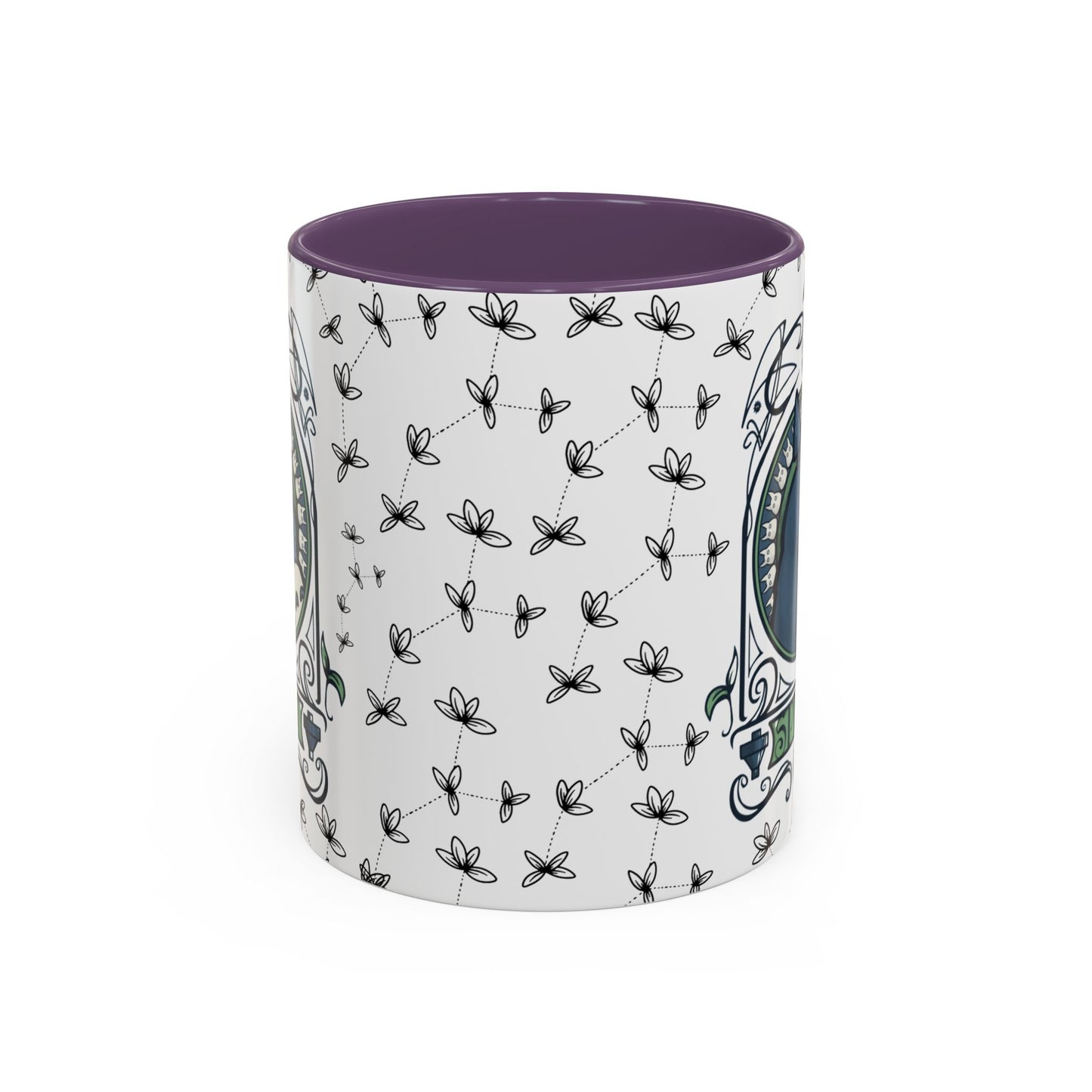 Totoro Spirited Ghibli Accent Handle Mug – 11oz & 15oz Anime Cup – Studio Ghibli Coffee Gift