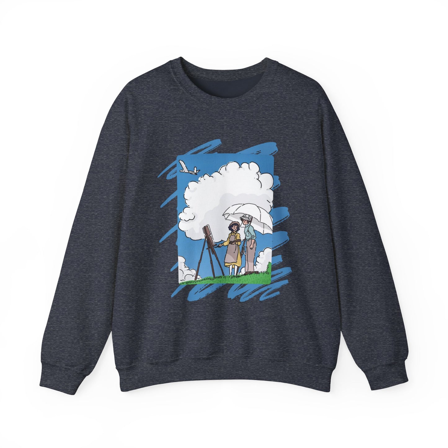 The Wind Rises Studio Ghibli Sweatshirt – 100% Cotton Cozy Anime Pullover for Ghibli Fans