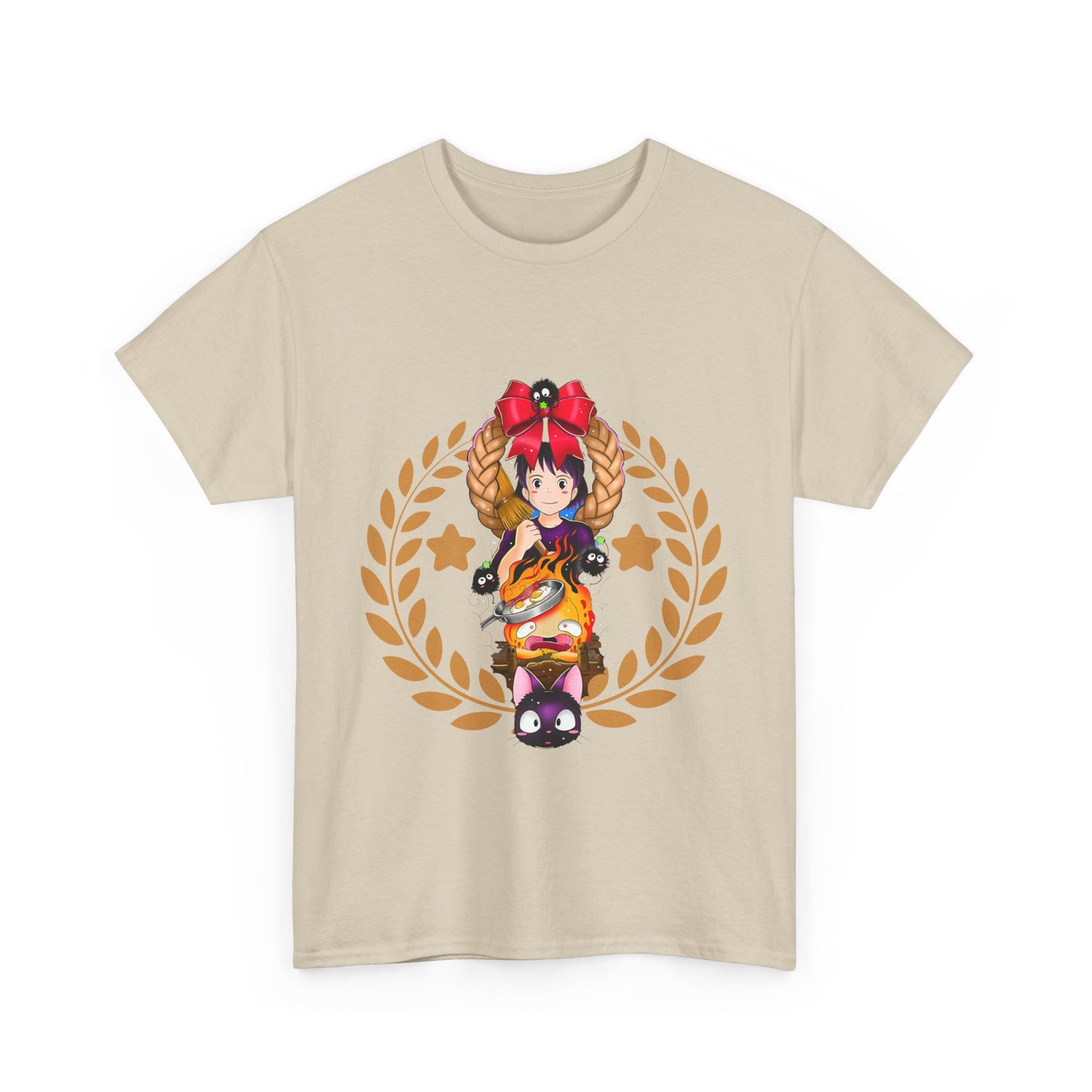Kiki's Delivery Service T-Shirt 100% Cotton Studio Ghibli Anime Tee