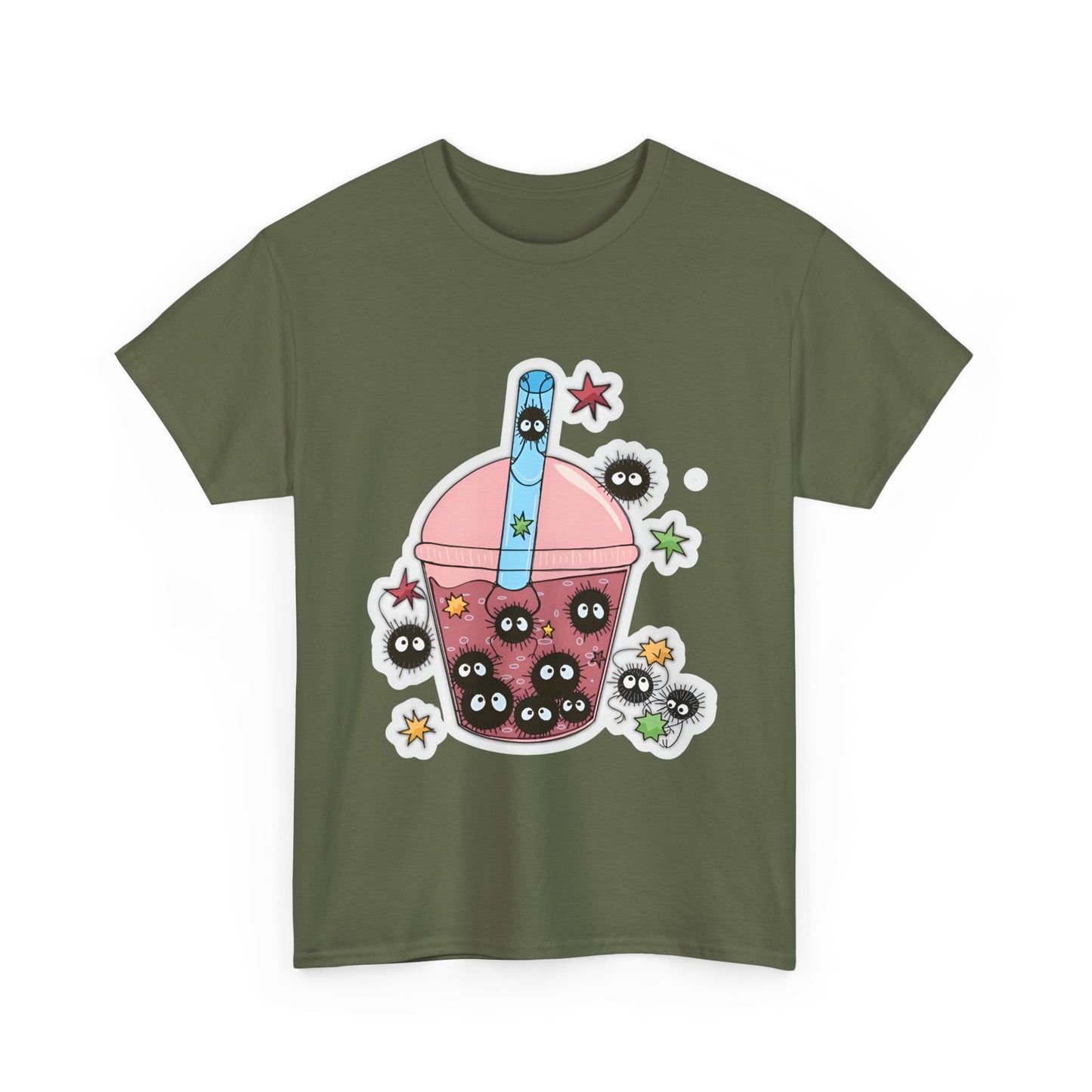 Soot Sprite Smoothie T-Shirt | 100% Cotton Studio Ghibli Anime Tee