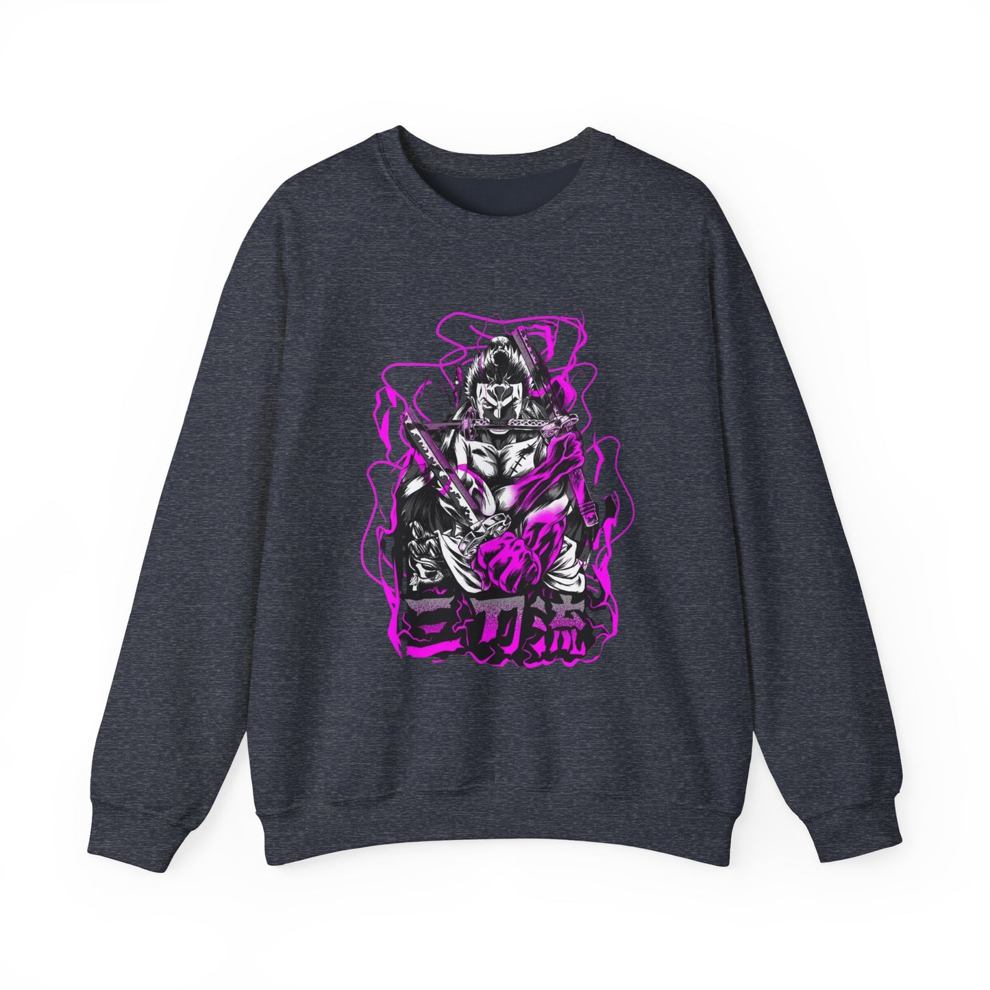 Roronoa Zoro Sweatshirt – 100% Cotton One Piece Anime Pullover for Fans