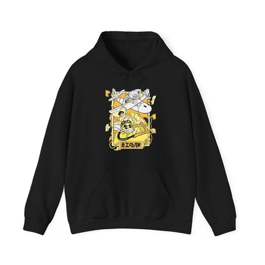 Porco Rosso Hoodie – 100% Cotton Studio Ghibli Anime Pilot Hoodie